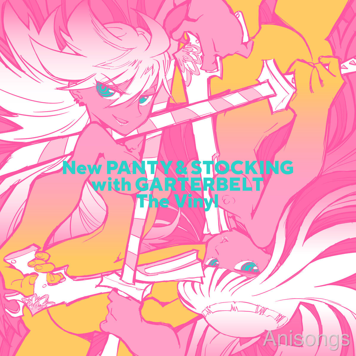 世界初！『New PANTY & STOCKING with GARTERBELT The Vinyl』アナログレコードが9月30日リリース決定 全26曲を2LPに収録